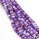 Heishi Polymer Clay Round Beads 6x1mm (3,100pcs/160Inch) - Mixed
