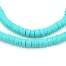 Heishi Polymer Clay Round Beads 8x1mm (620pc/32Inch) - Dark Mint
