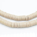 Heishi Polymer Clay Round Beads 8x1mm (620pc/32Inch) - Taupe