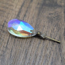 STAR BEADS: 100 x Chandelier Suncatcher Connectors - Bowtie / Antique Bronze - Findings