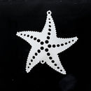 2 x Filigree SP Connectors - Starfish 52x47mm