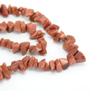 STAR BEADS: 32-34" Strand Synthetic Glass Gemstone Beads Chips - Gold Sand - Glass Gemstone Beads