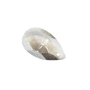 Teardrop Faceted Glass Pendants 22mm / 38mm - Grey