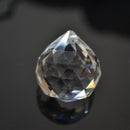STAR BEADS: Crystal Clear 15mm, 30mm, 40mm Faceted Glass Ball Chandelier Sun-Catcher Pendant - Pendants